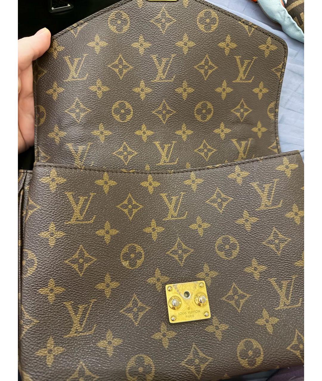 LOUIS VUITTON Коричневая сумка на плечо, фото 3
