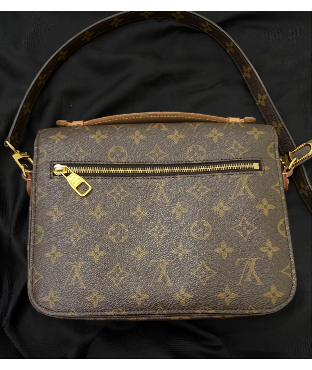 LOUIS VUITTON Коричневая сумка на плечо, фото 2