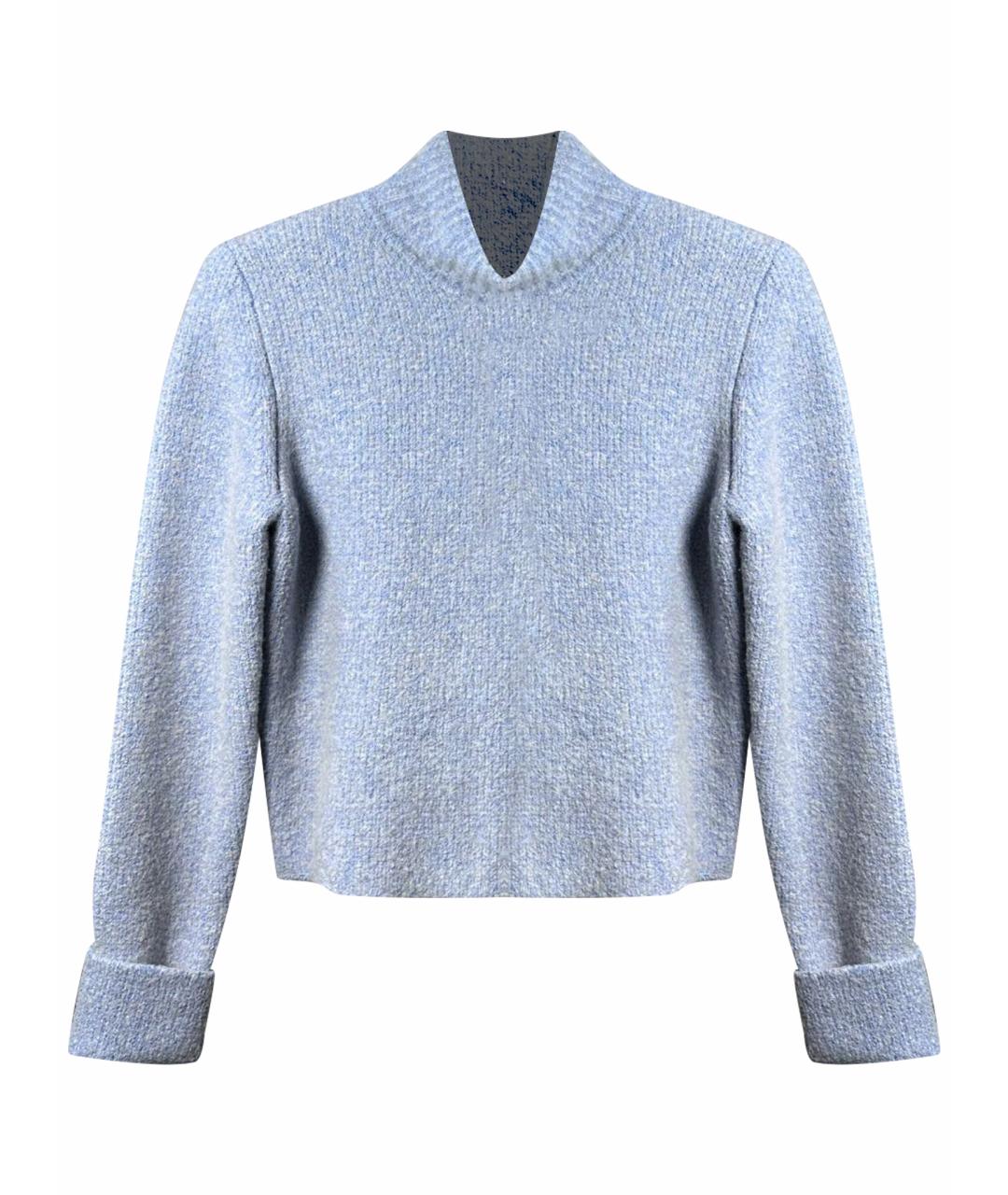 DIANE VON FURSTENBERG Голубой шерстяной джемпер / свитер, фото 1