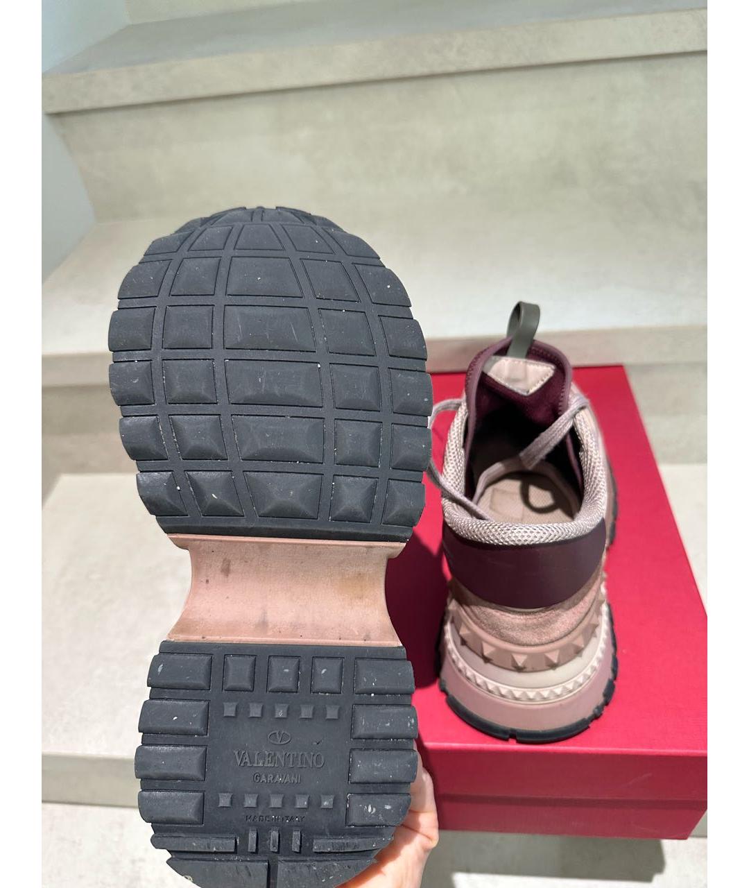 VALENTINO Мульти кожаные кроссовки, фото 5