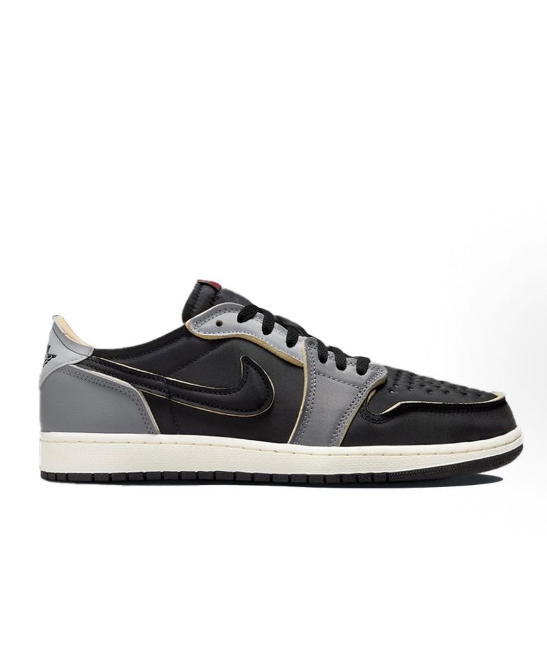 JORDAN Черные текстильные кеды, фото 4