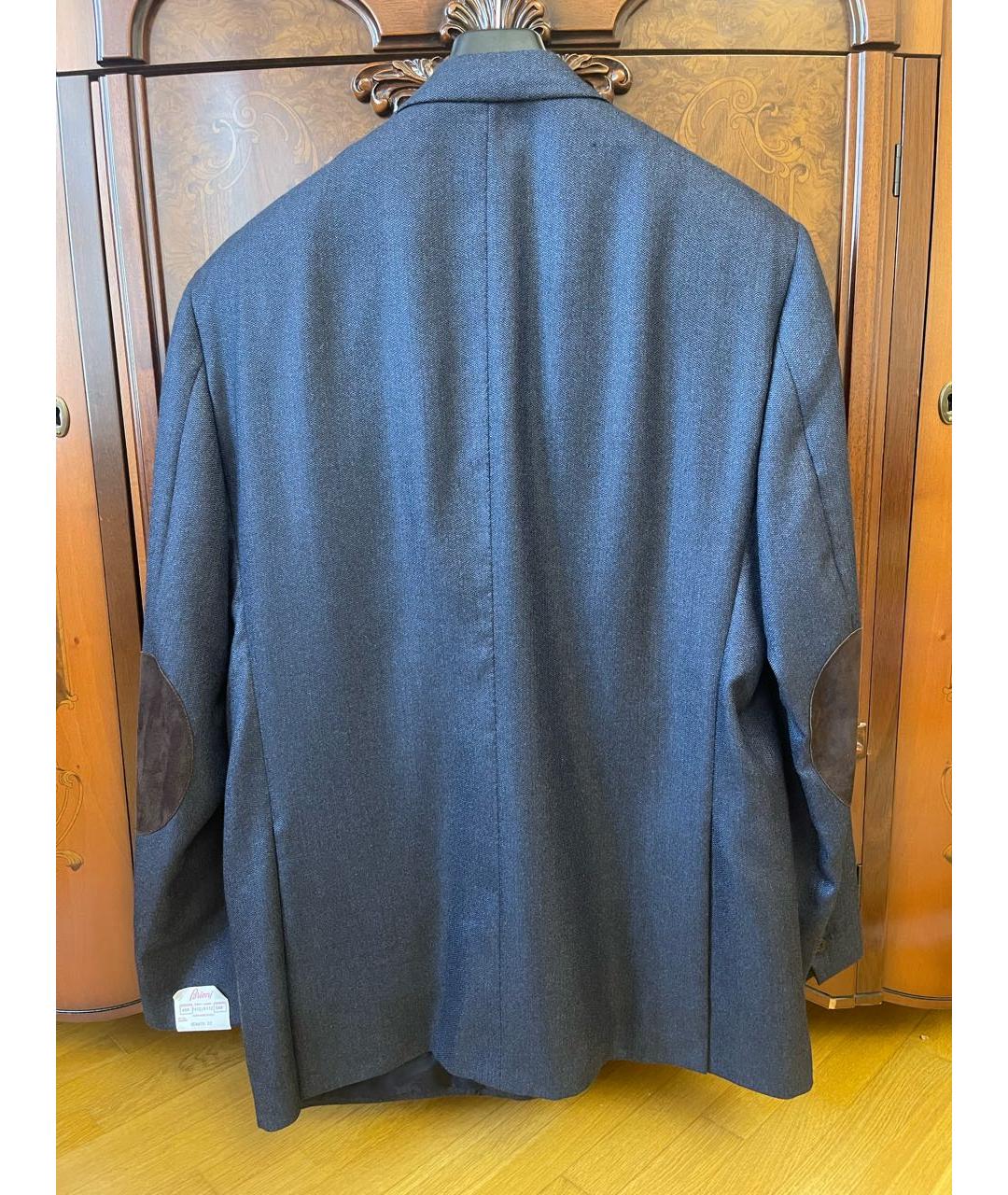 BRIONI Темно-синий кашемировый пиджак, фото 2