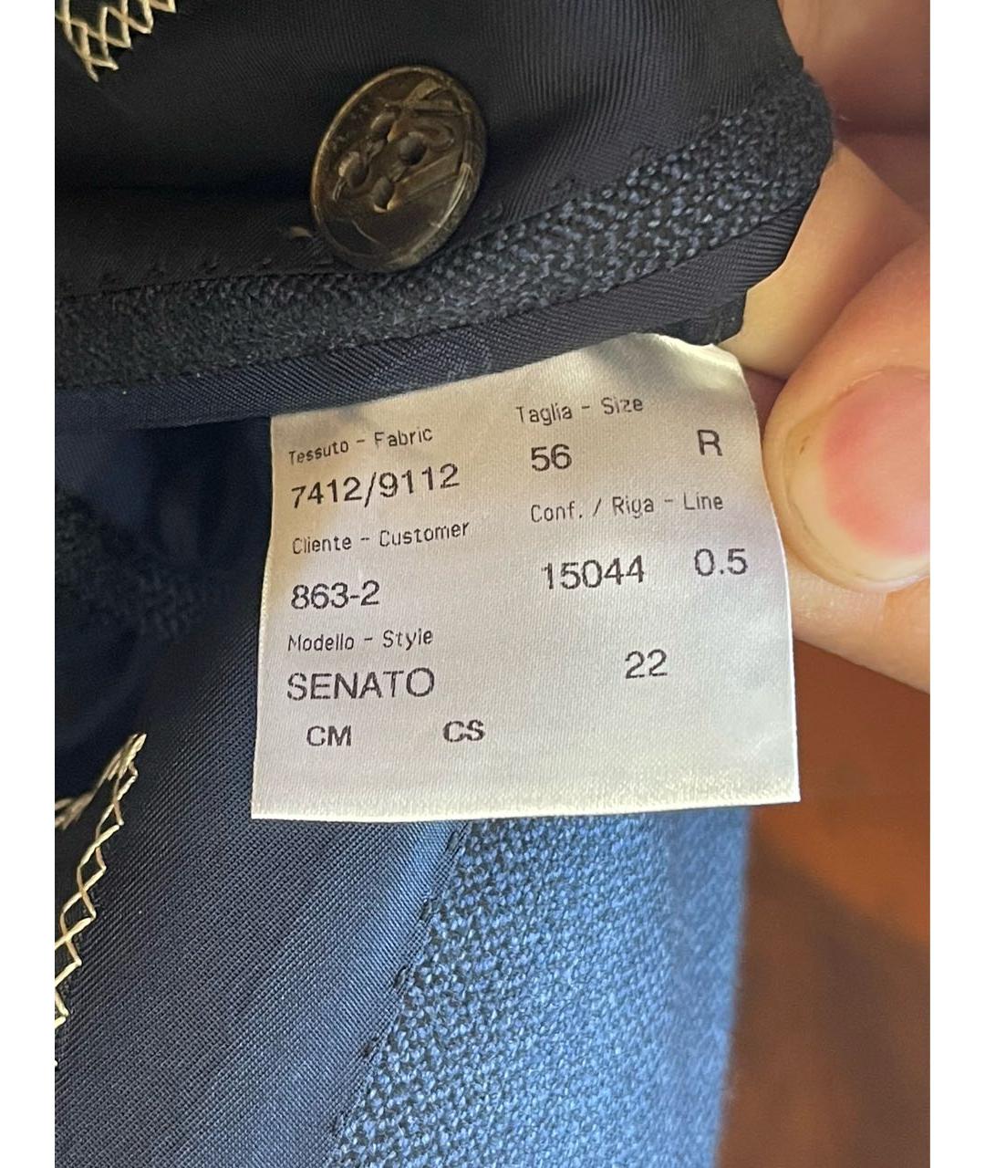BRIONI Темно-синий кашемировый пиджак, фото 3
