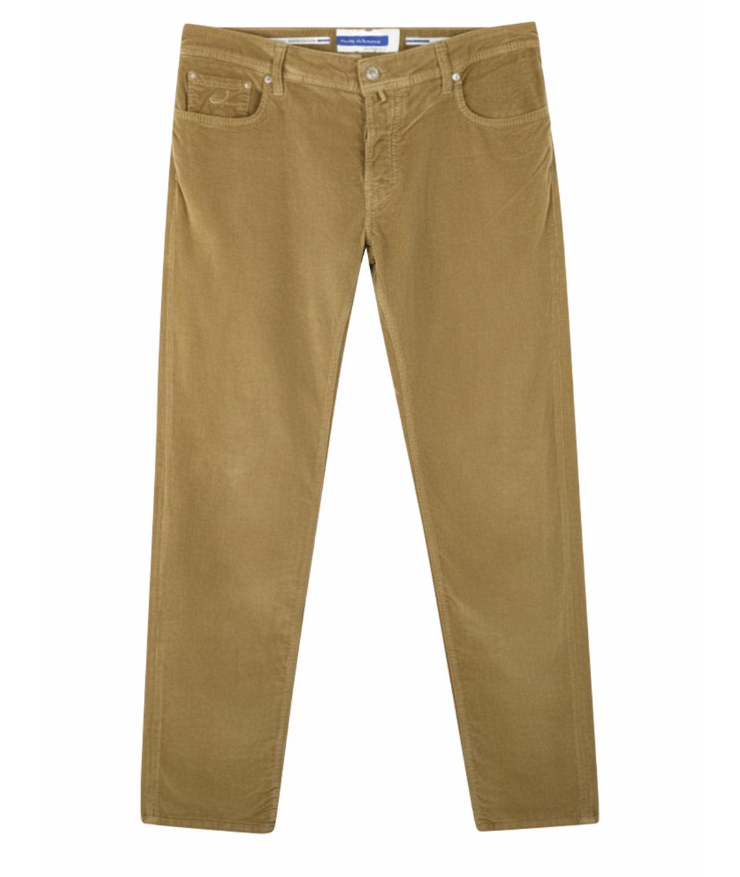 JACOB COHEN Коричневые хлопковые джинсы, фото 1