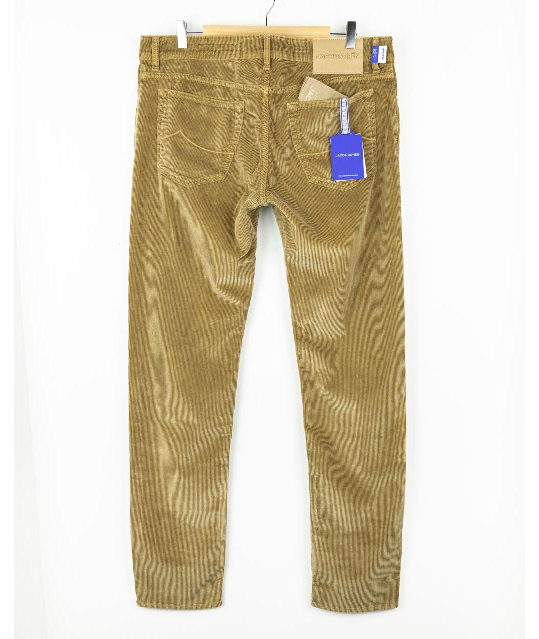 JACOB COHEN Коричневые хлопковые джинсы, фото 2