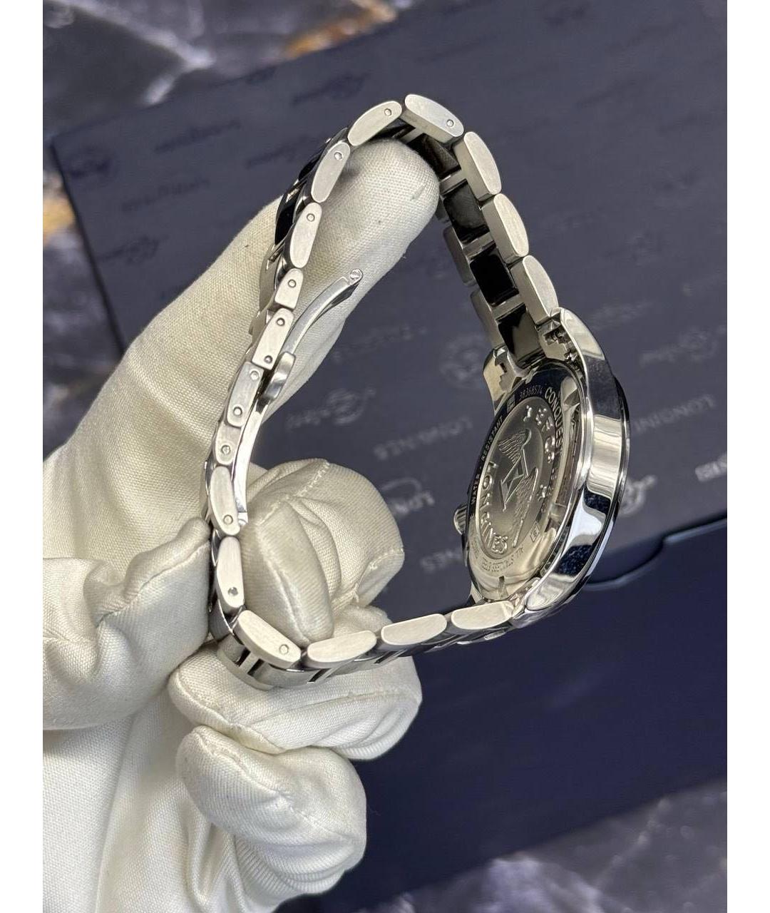 LONGINES Черные керамические часы, фото 4