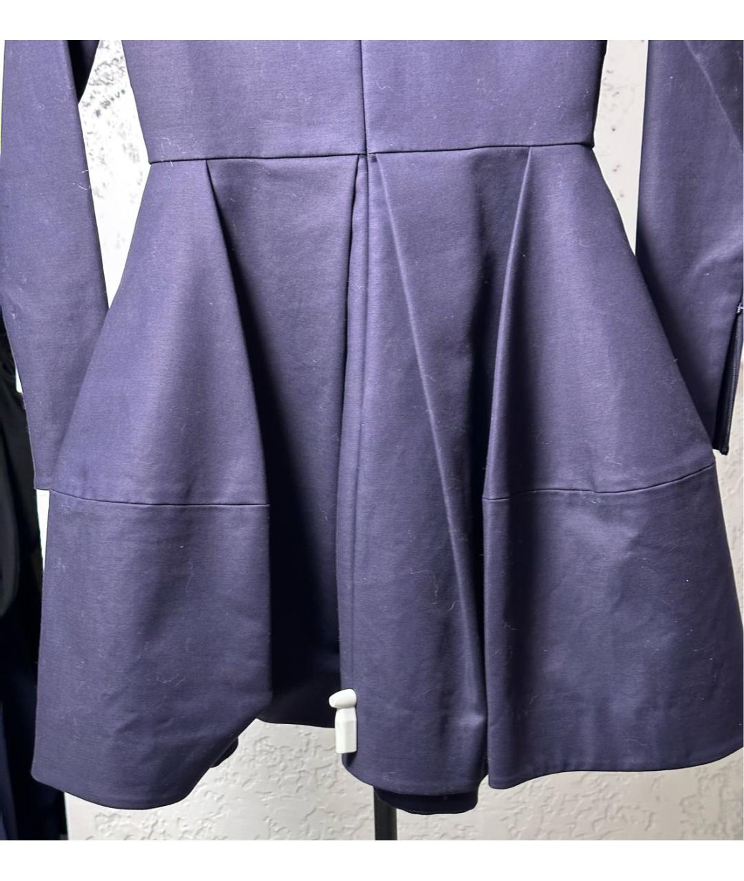 KENZO Фиолетовое хлопковое коктейльное платье, фото 3