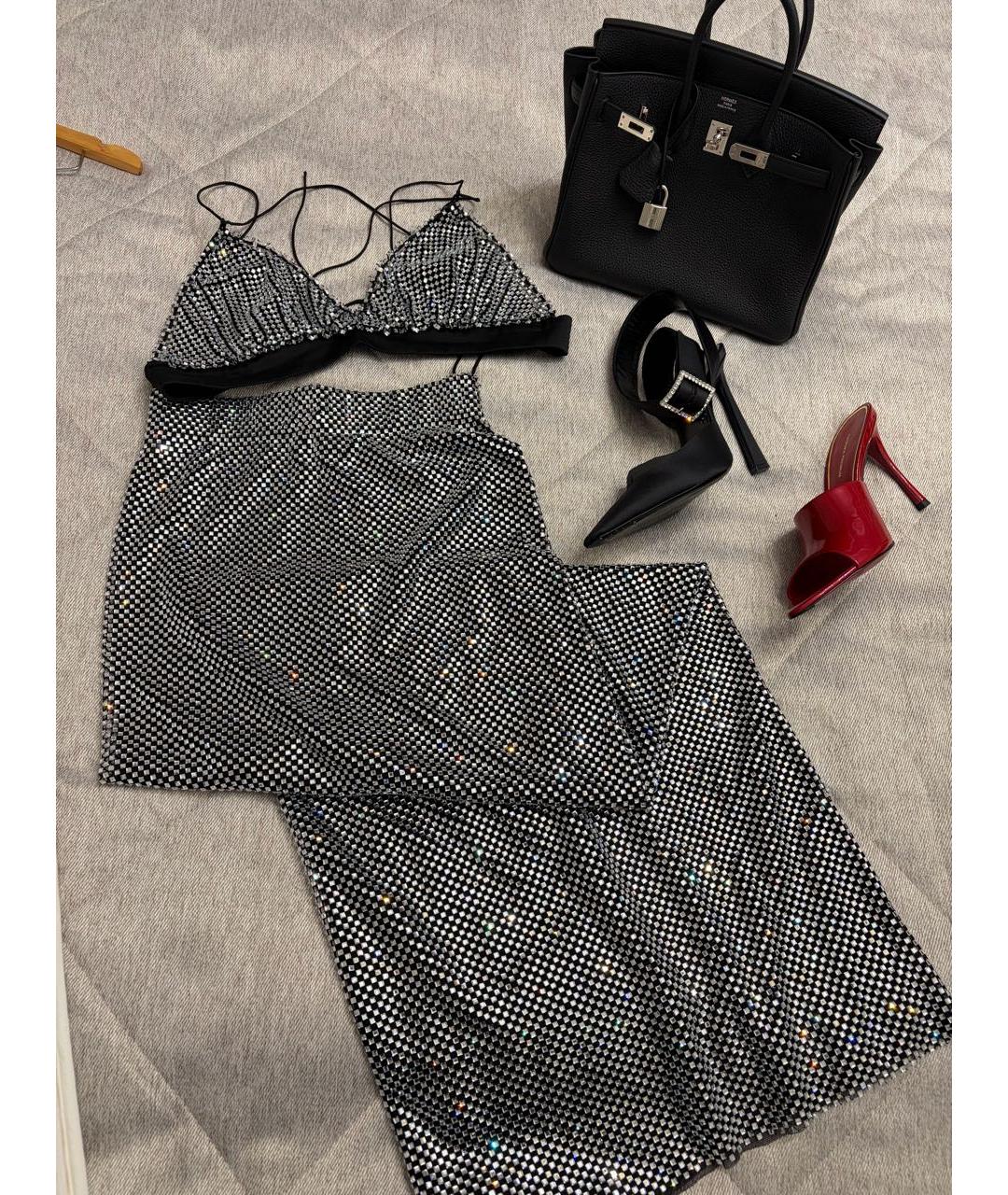 SAINT LAURENT Черные текстильные туфли, фото 6