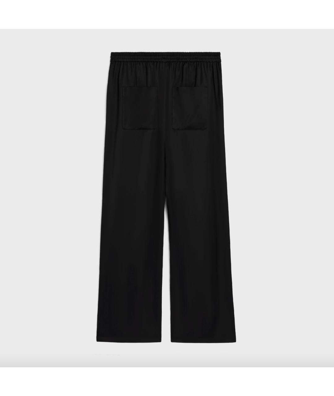 CELINE Черные прямые брюки, фото 2