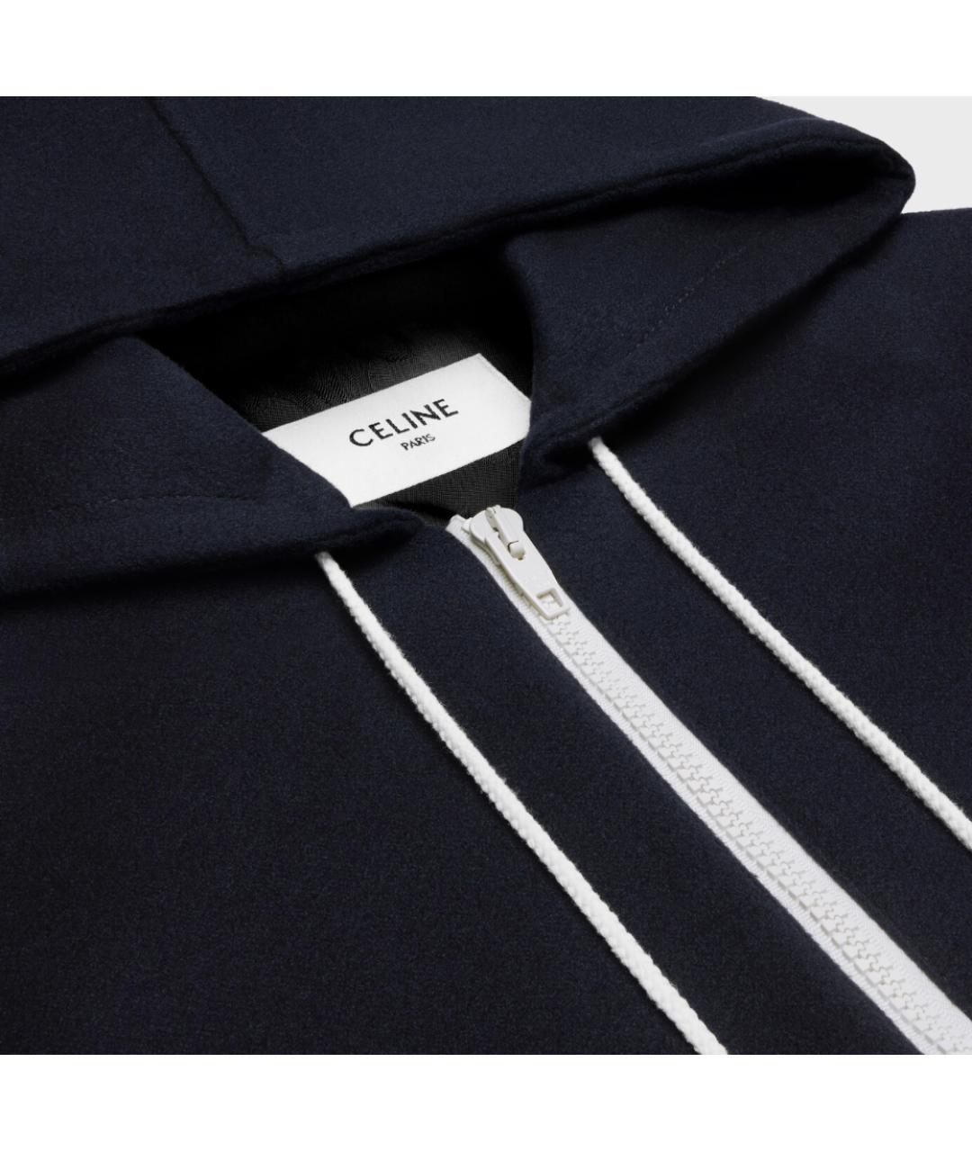CELINE Темно-синяя хлопковая куртка, фото 3