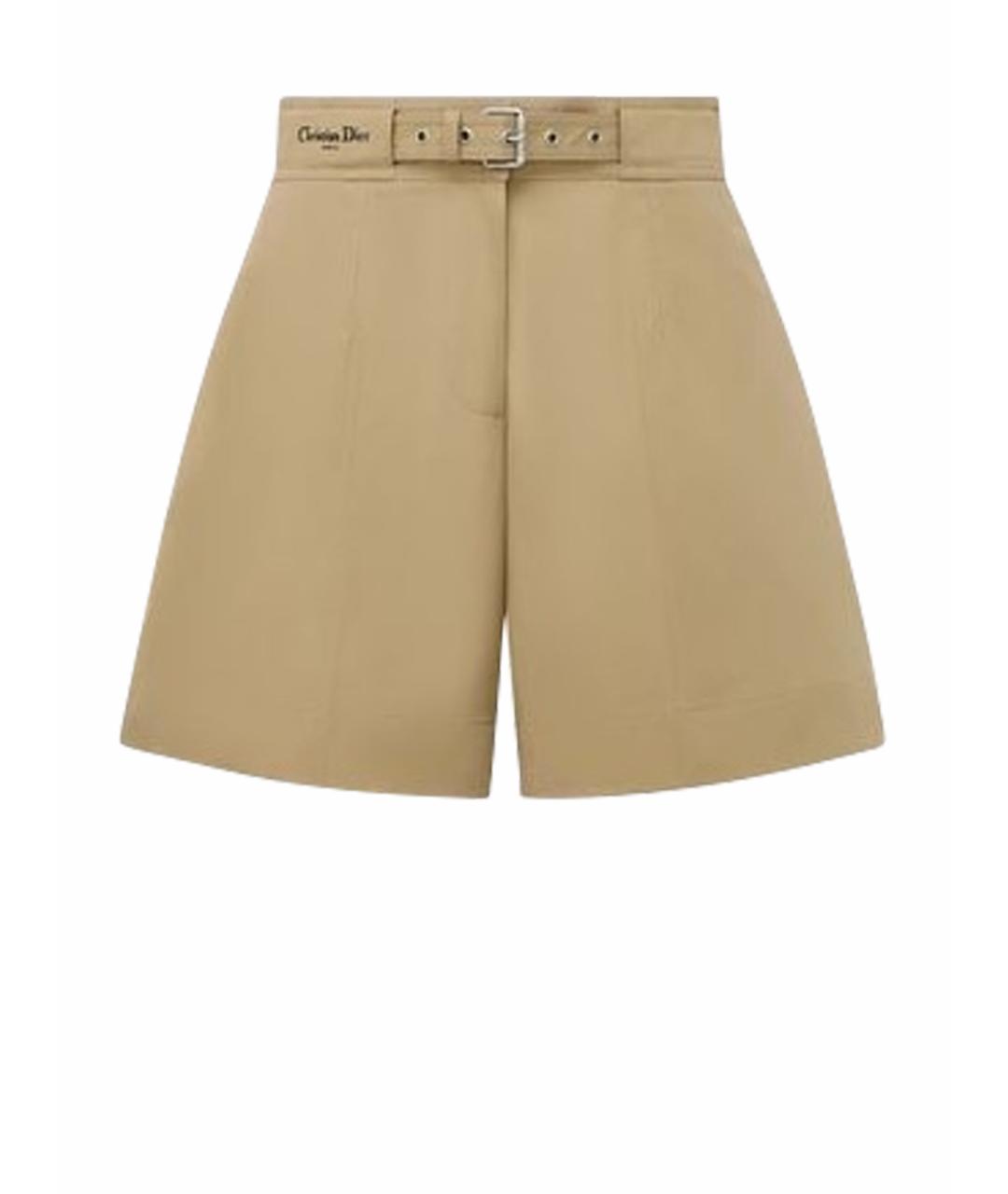 CHRISTIAN DIOR Бежевые шорты, фото 1