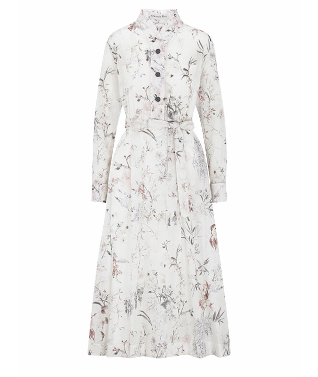 CHRISTIAN DIOR Мульти хлопковое повседневное платье, фото 1