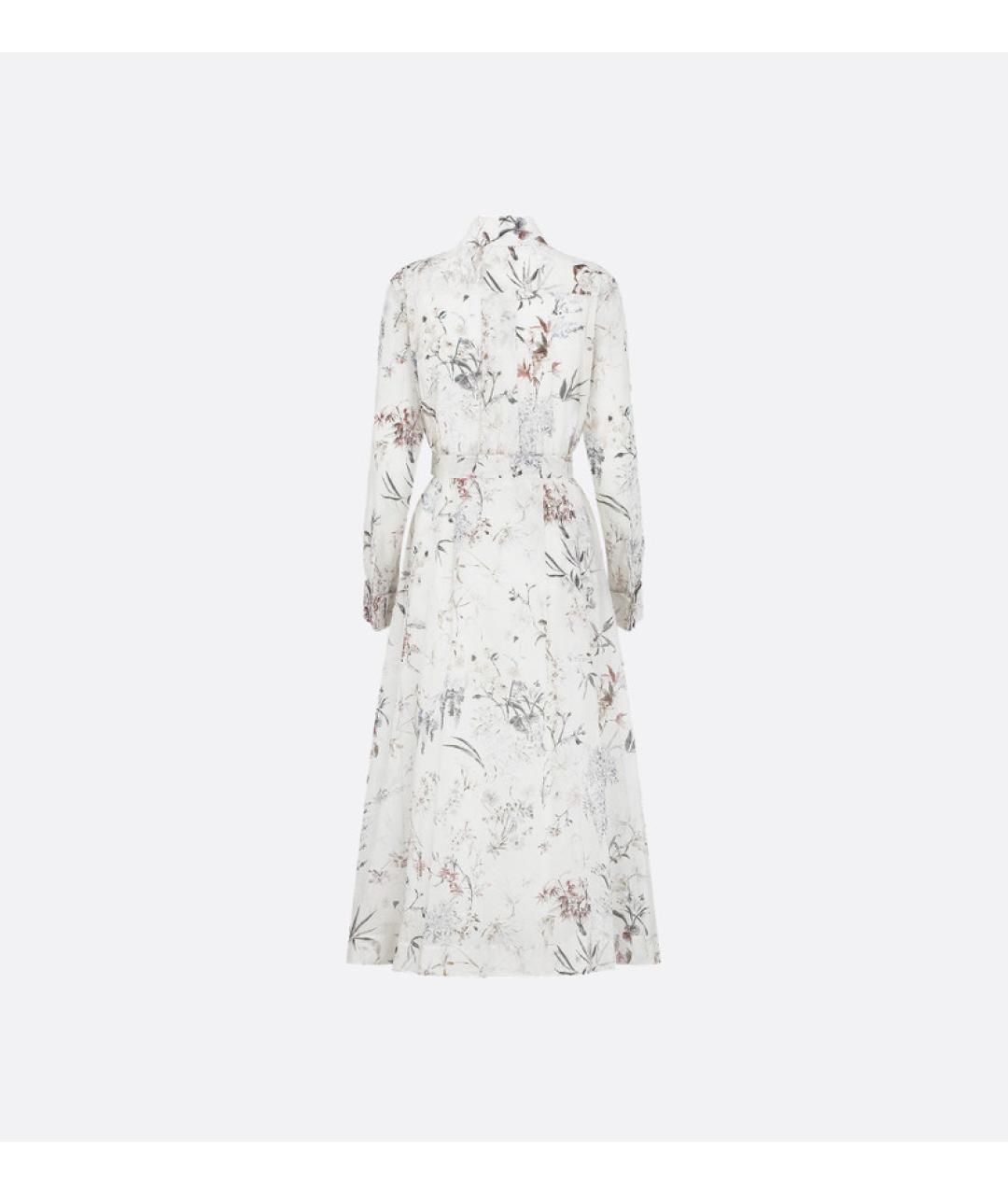 CHRISTIAN DIOR Мульти хлопковое повседневное платье, фото 2