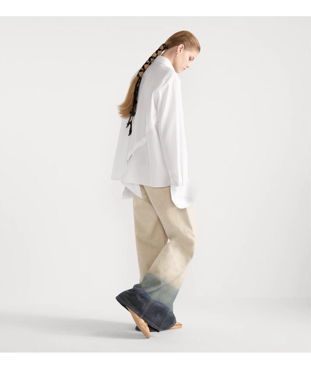 CHRISTIAN DIOR Белая хлопковая рубашка, фото 3