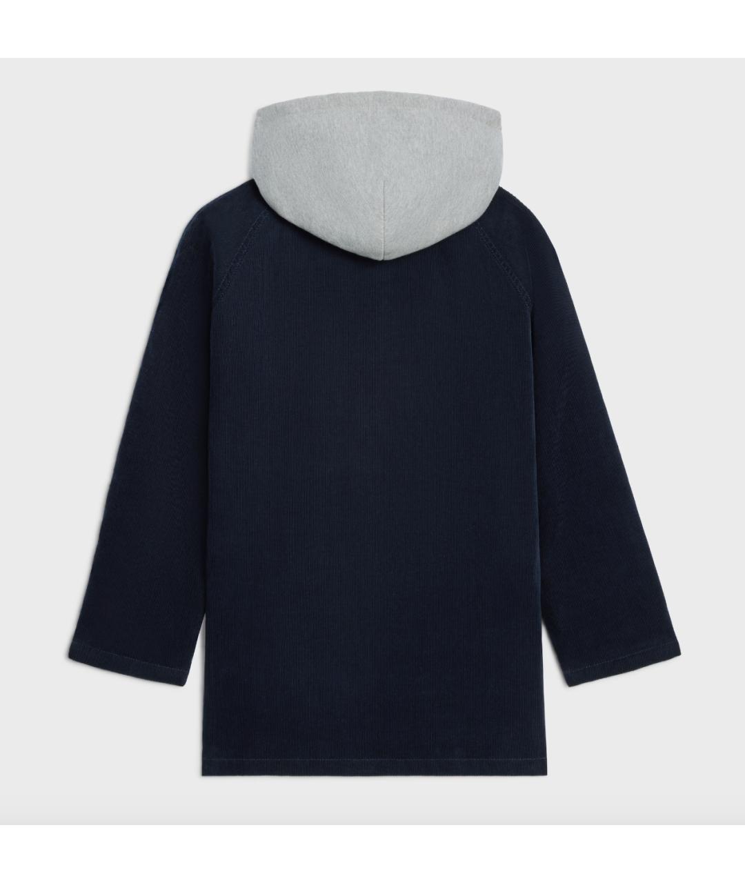 CELINE Темно-синяя хлопковая куртка, фото 2