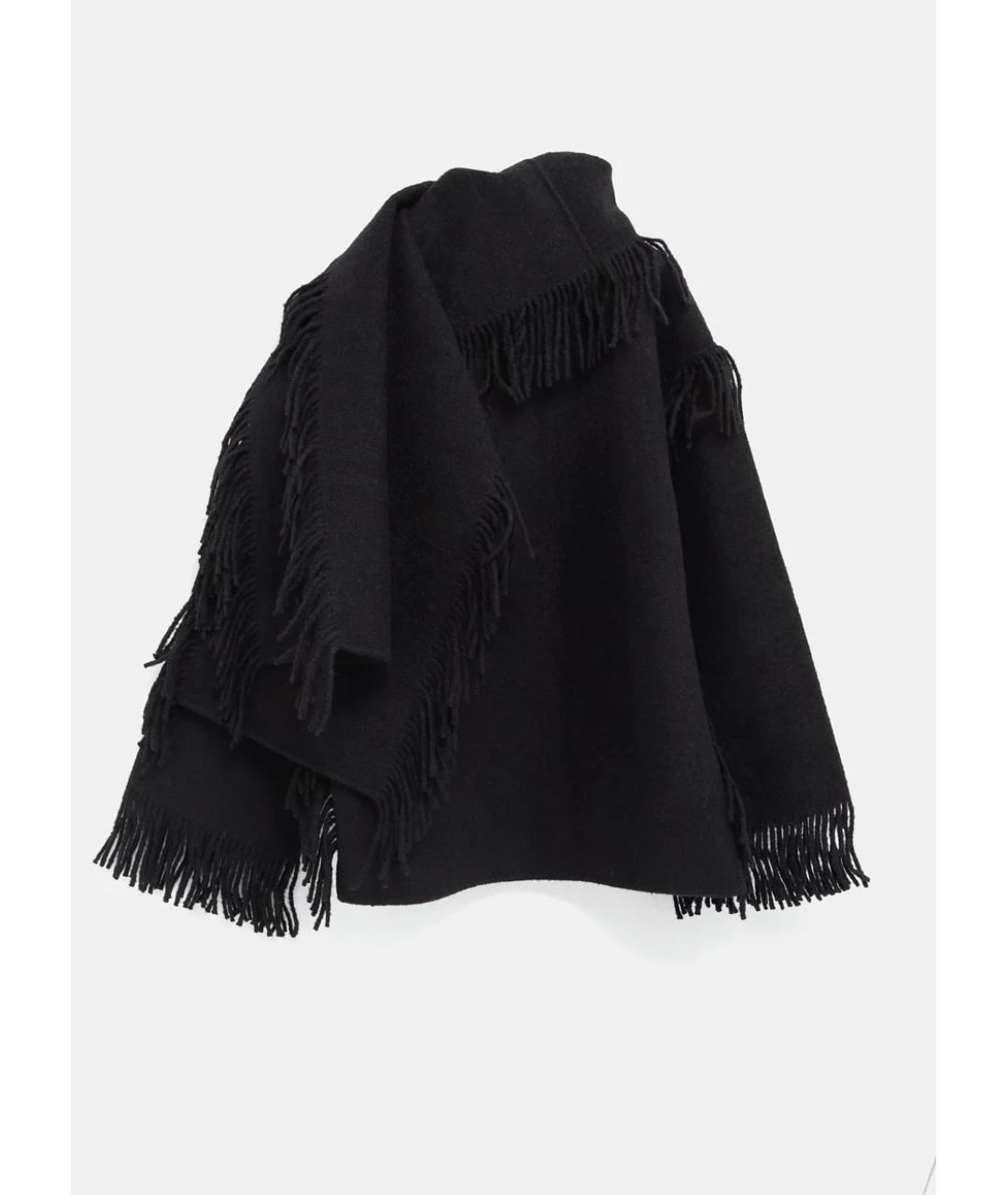 TOTEME Черное шерстяное пальто, фото 2