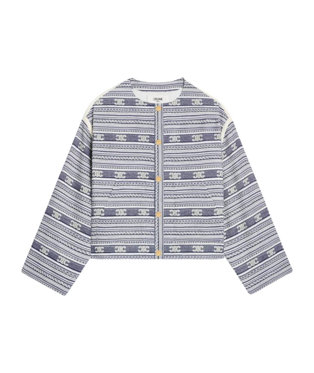 CELINE Мульти шерстяной жакет/пиджак, фото 1