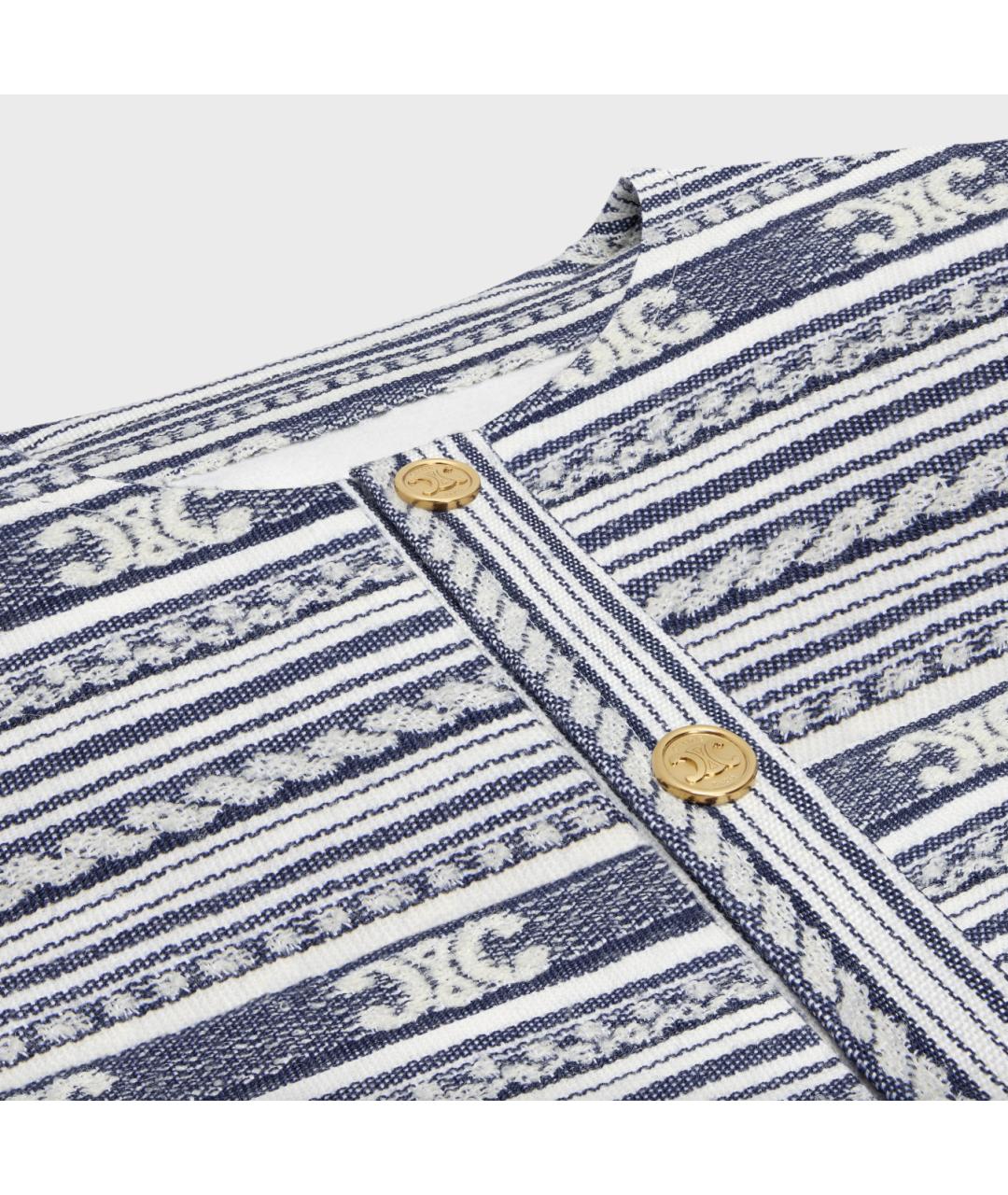 CELINE Мульти шерстяной жакет/пиджак, фото 3