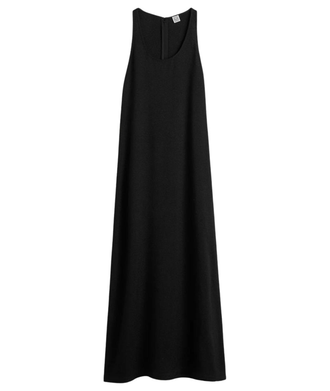 TOTEME Черное вискозное повседневное платье, фото 1