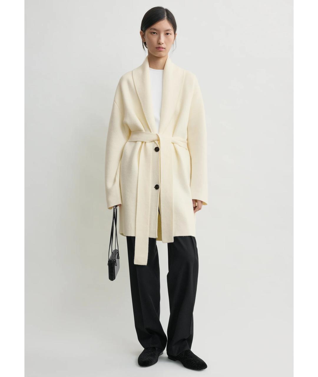 TOTEME Белый шерстяной кардиган, фото 2