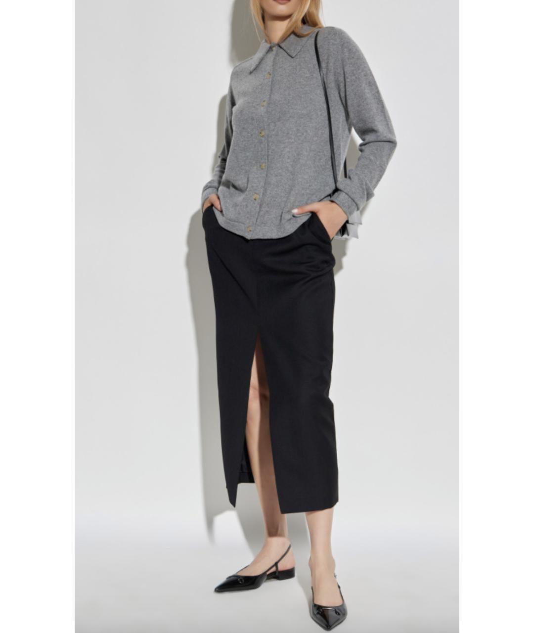 TOTEME Серый кашемировый кардиган, фото 2