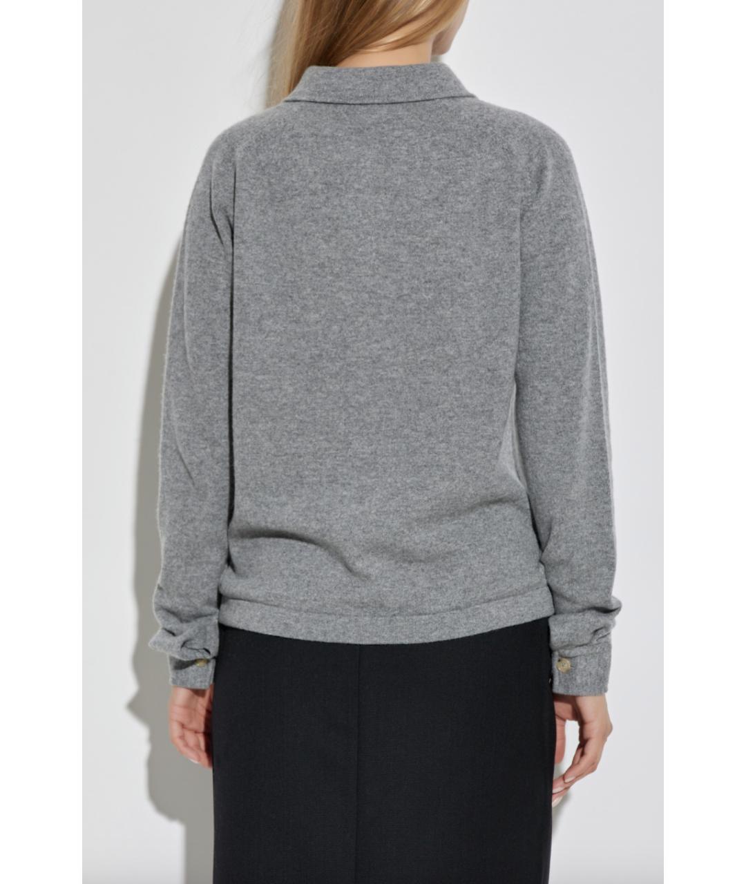 TOTEME Серый кашемировый кардиган, фото 4