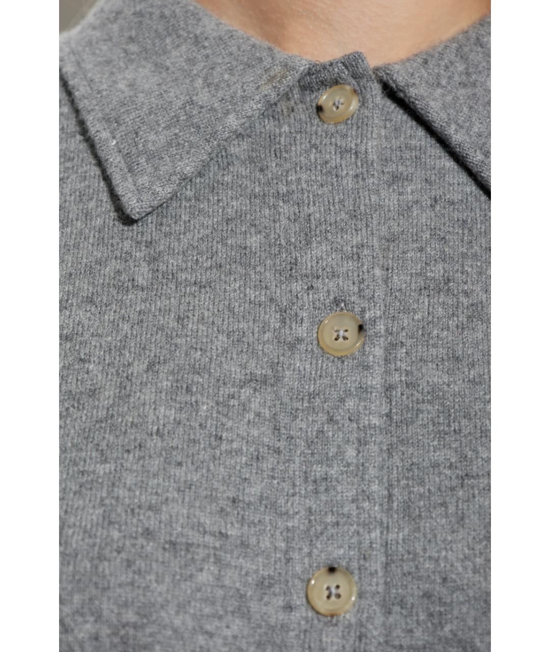 TOTEME Серый кашемировый кардиган, фото 3