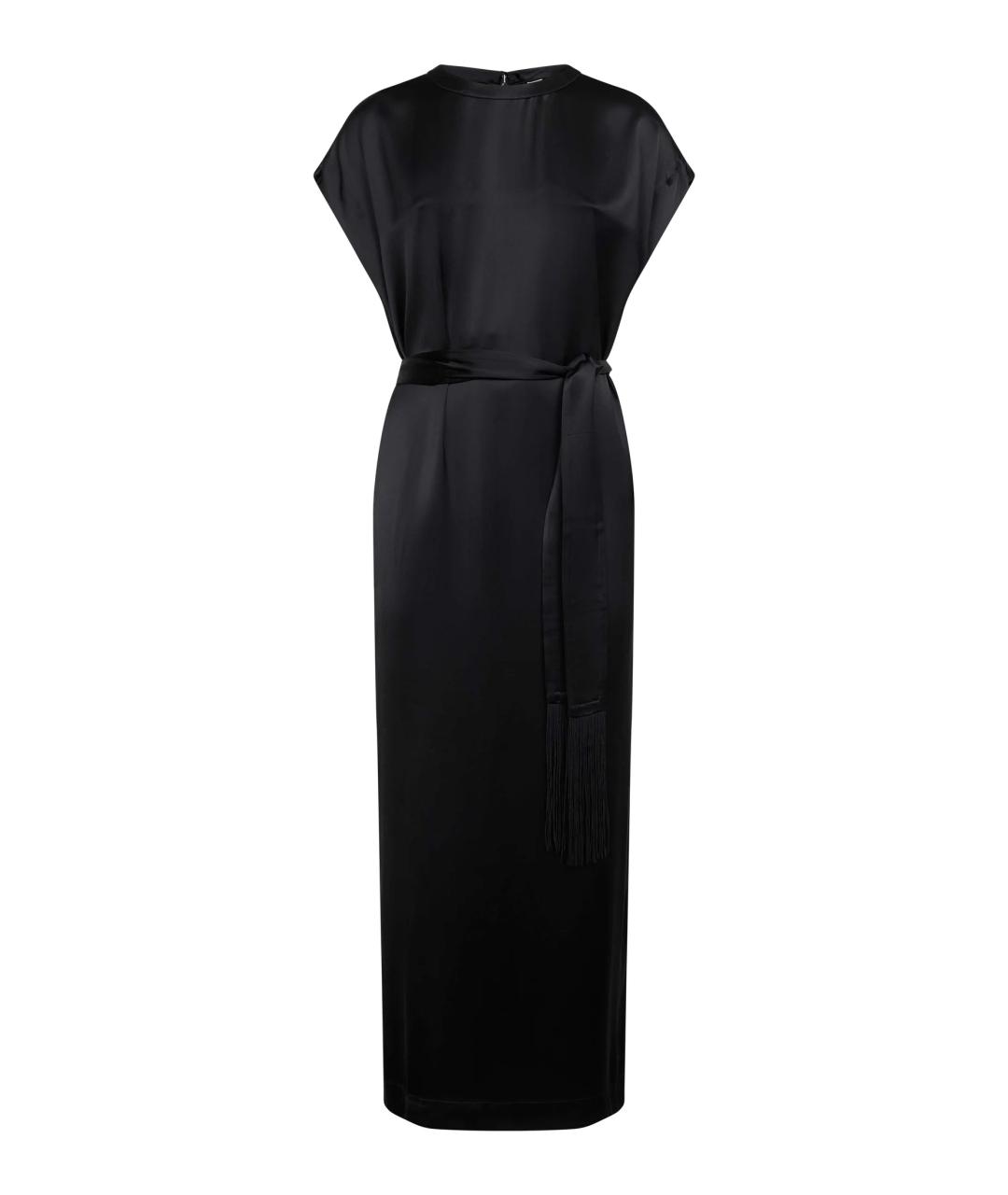 TOTEME Черное вискозное повседневное платье, фото 1