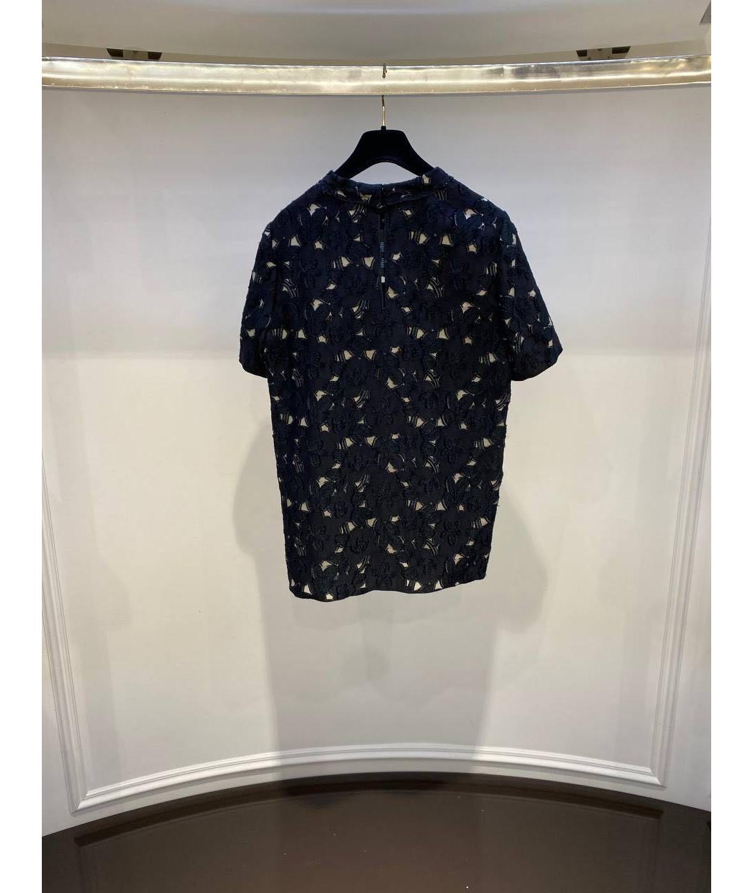 LANVIN Темно-синяя футболка, фото 2