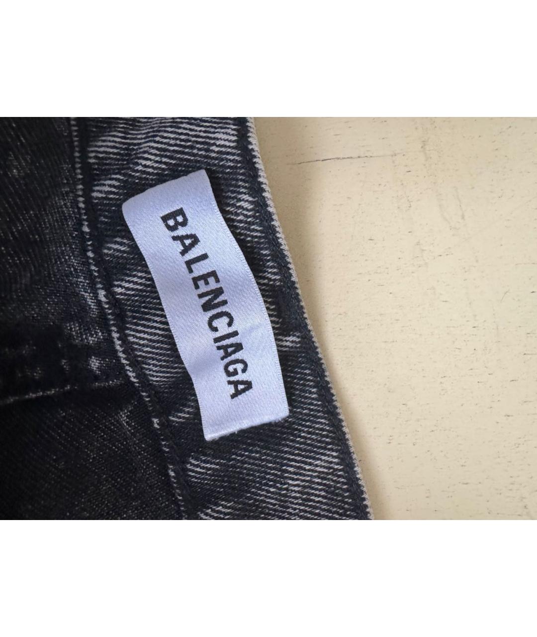 BALENCIAGA Серые хлопковые джинсы слим, фото 7