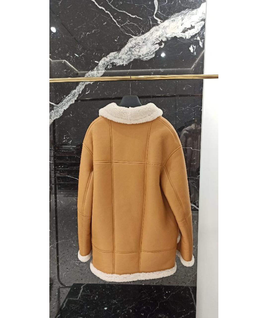 BLANCHA Коричневая кожаная дубленка, фото 3