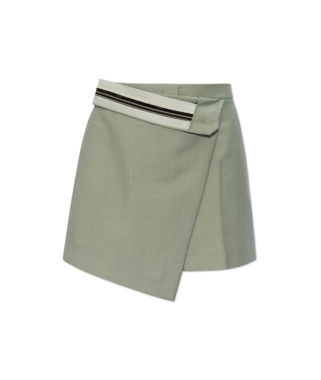 FENDI Серые шерстяные шорты, фото 1