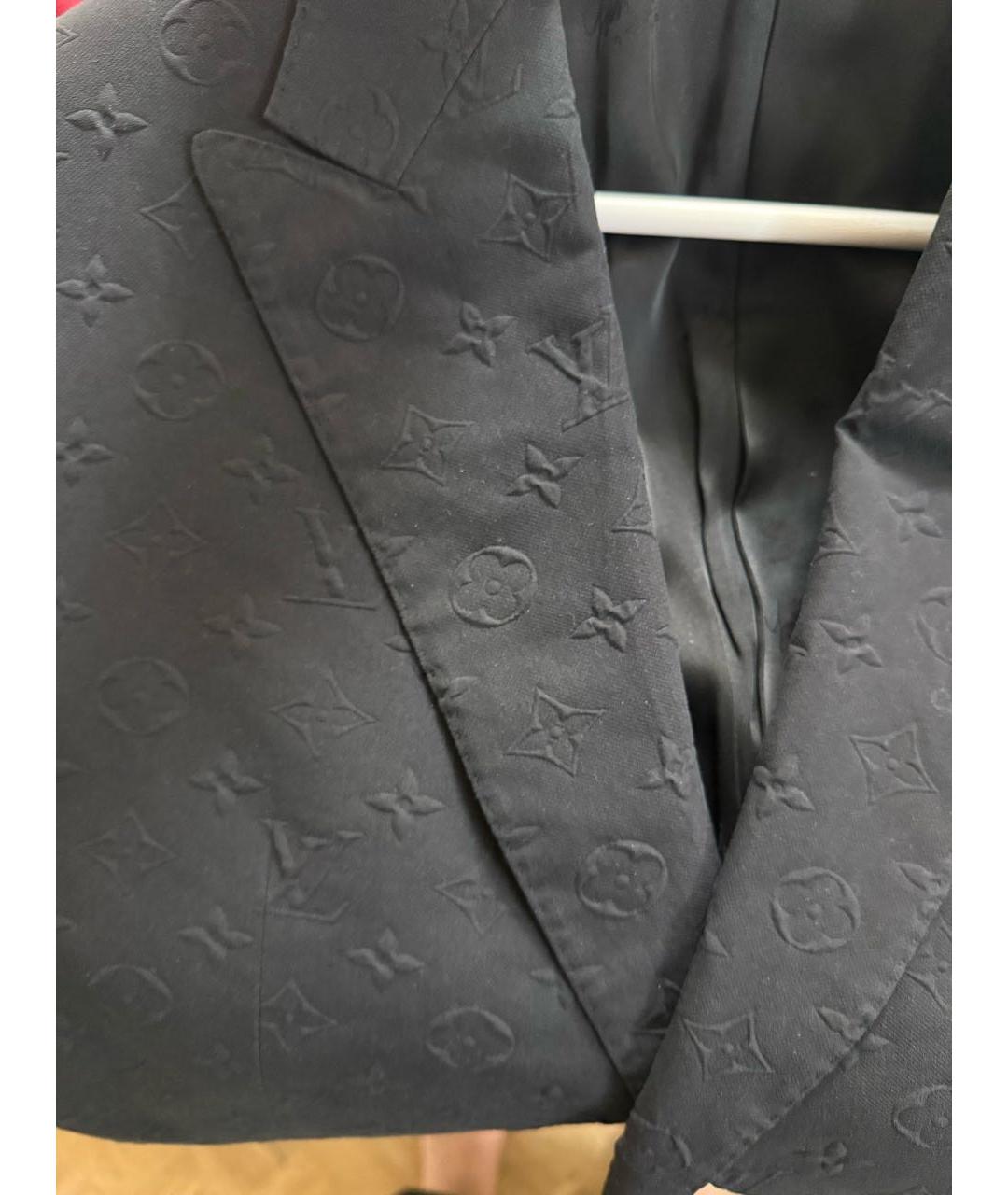 LOUIS VUITTON Черный креповый пиджак, фото 5