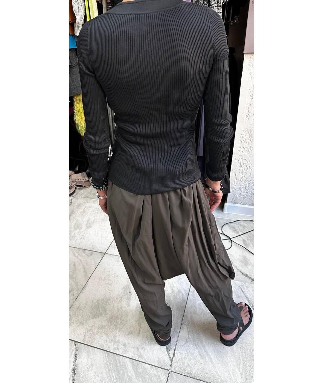 GUCCI Черный шелковый джемпер / свитер, фото 8