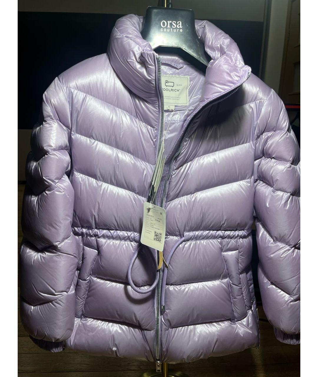 WOOLRICH Фиолетовый полиэстеровый пуховик, фото 2