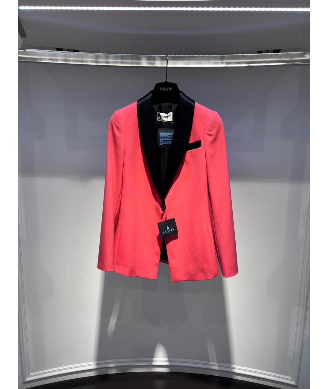 LANVIN Коралловый жакет/пиджак, фото 3