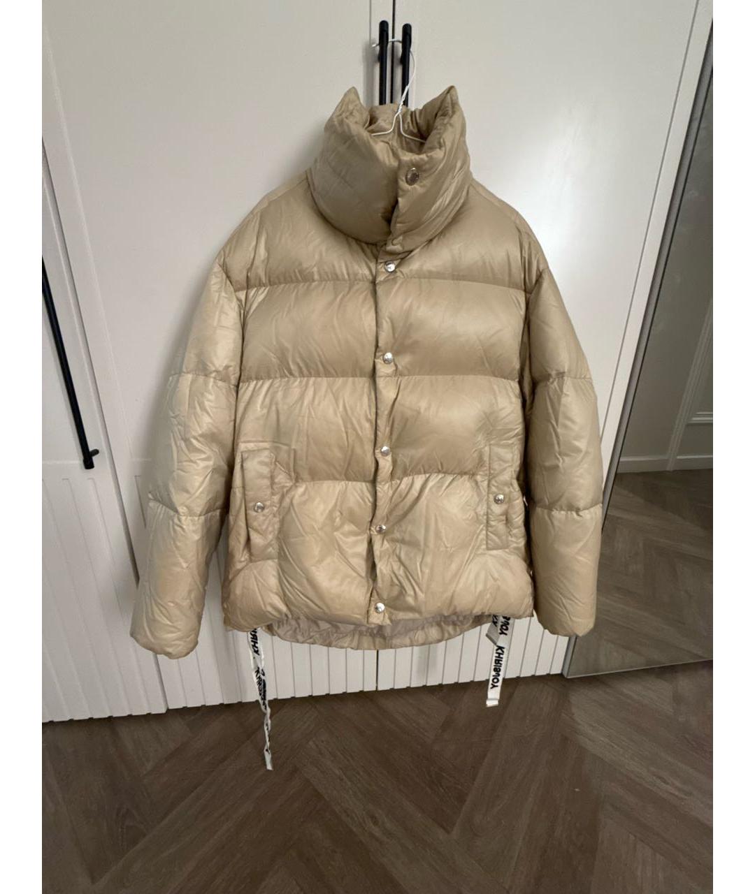 KHRISJOY Бежевый полиэстеровый пуховик, фото 5