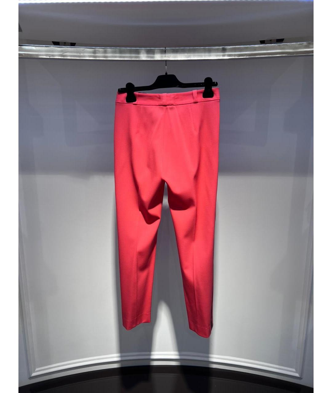 LANVIN Коралловые прямые брюки, фото 2