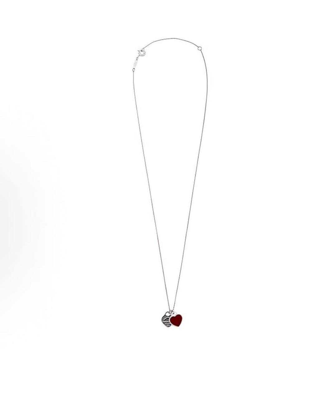 TIFFANY&CO Красная серебряная подвеска, фото 3