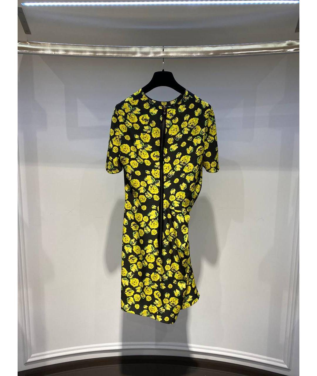 LANVIN Мульти хлопковое повседневное платье, фото 2