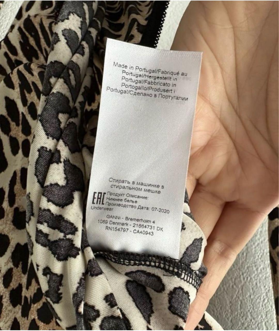 GANNI Мульти вискозное боди, фото 5