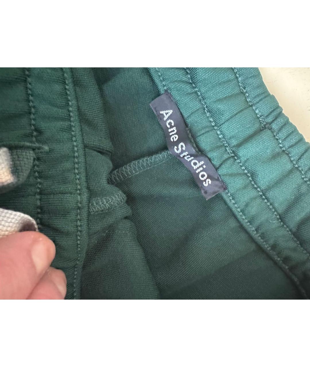 ACNE STUDIOS Зеленые спортивные брюки и шорты, фото 6