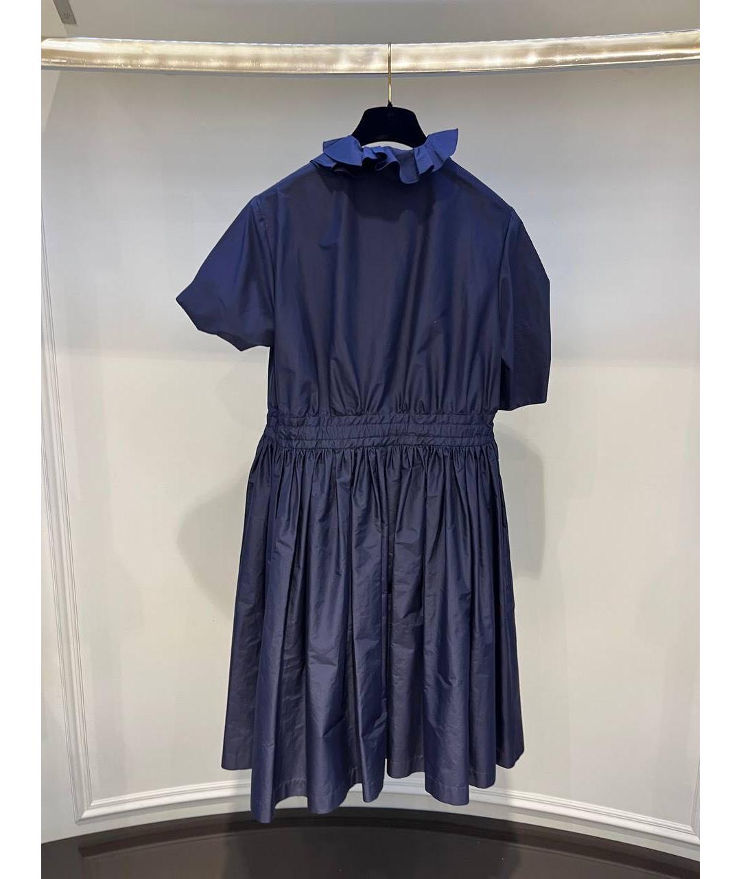 LANVIN Синее повседневное платье, фото 2