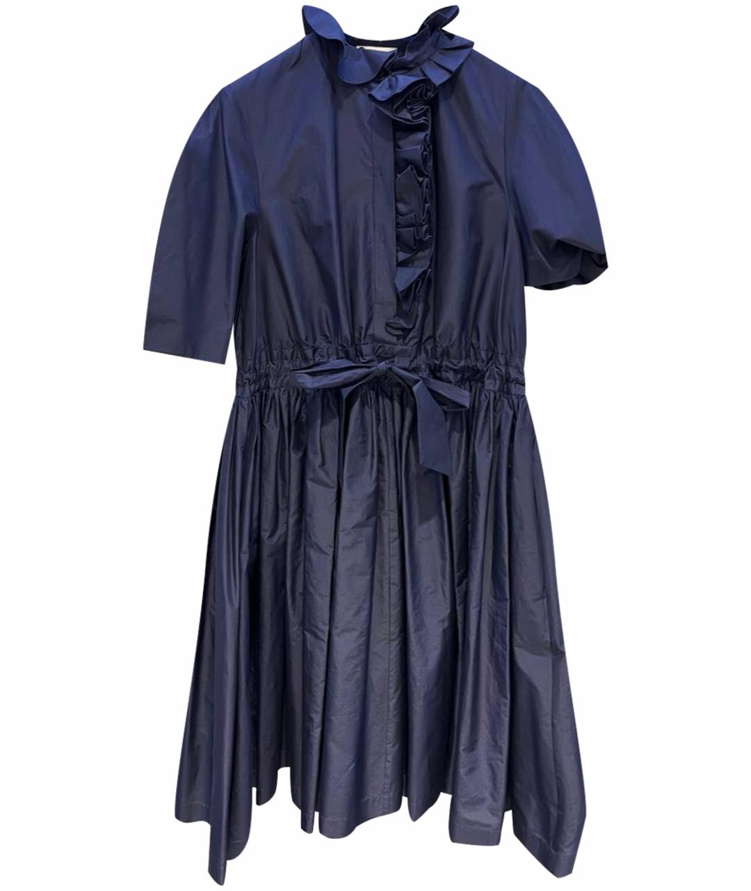 LANVIN Синее повседневное платье, фото 1