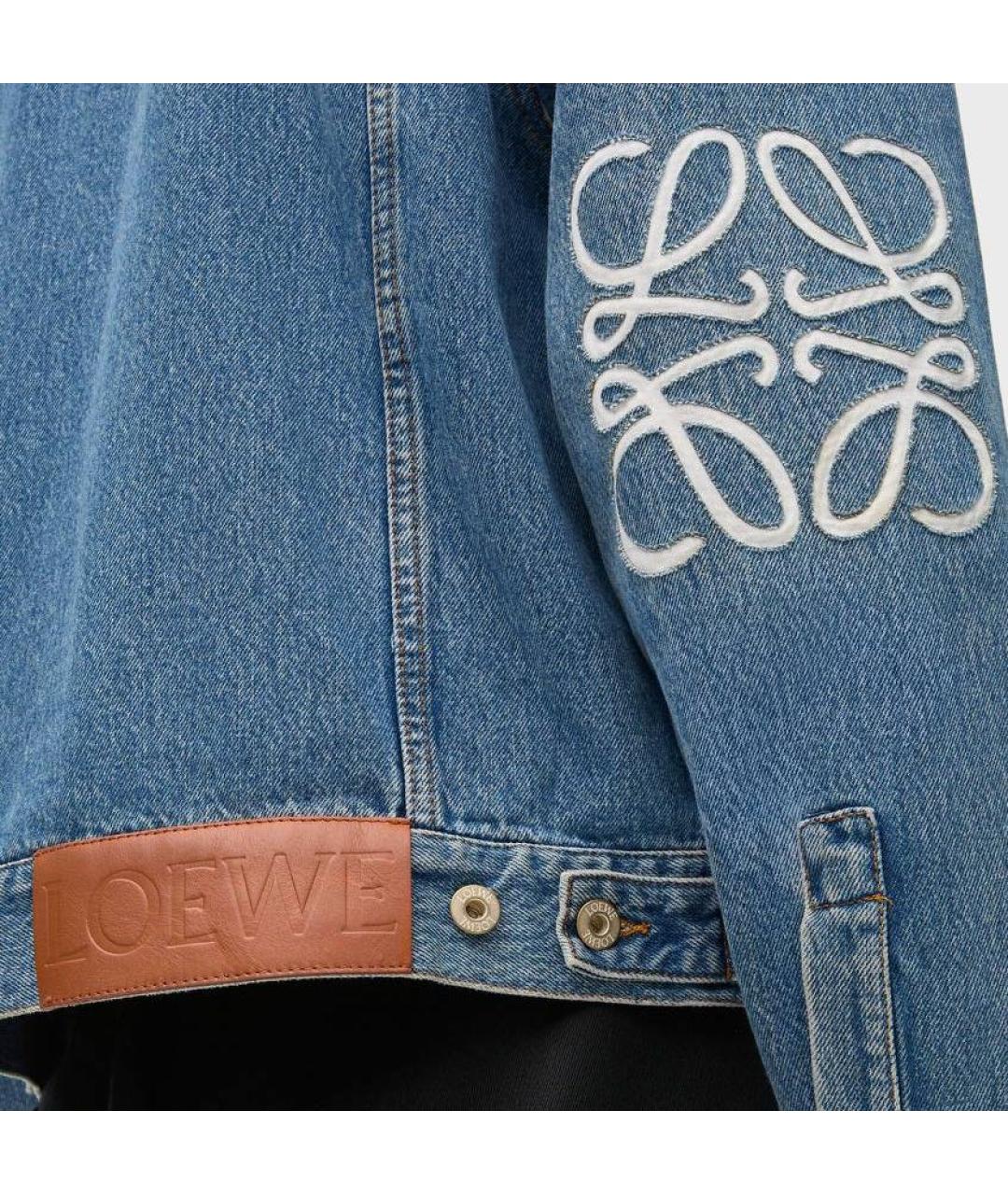 LOEWE Синяя деним куртка, фото 3