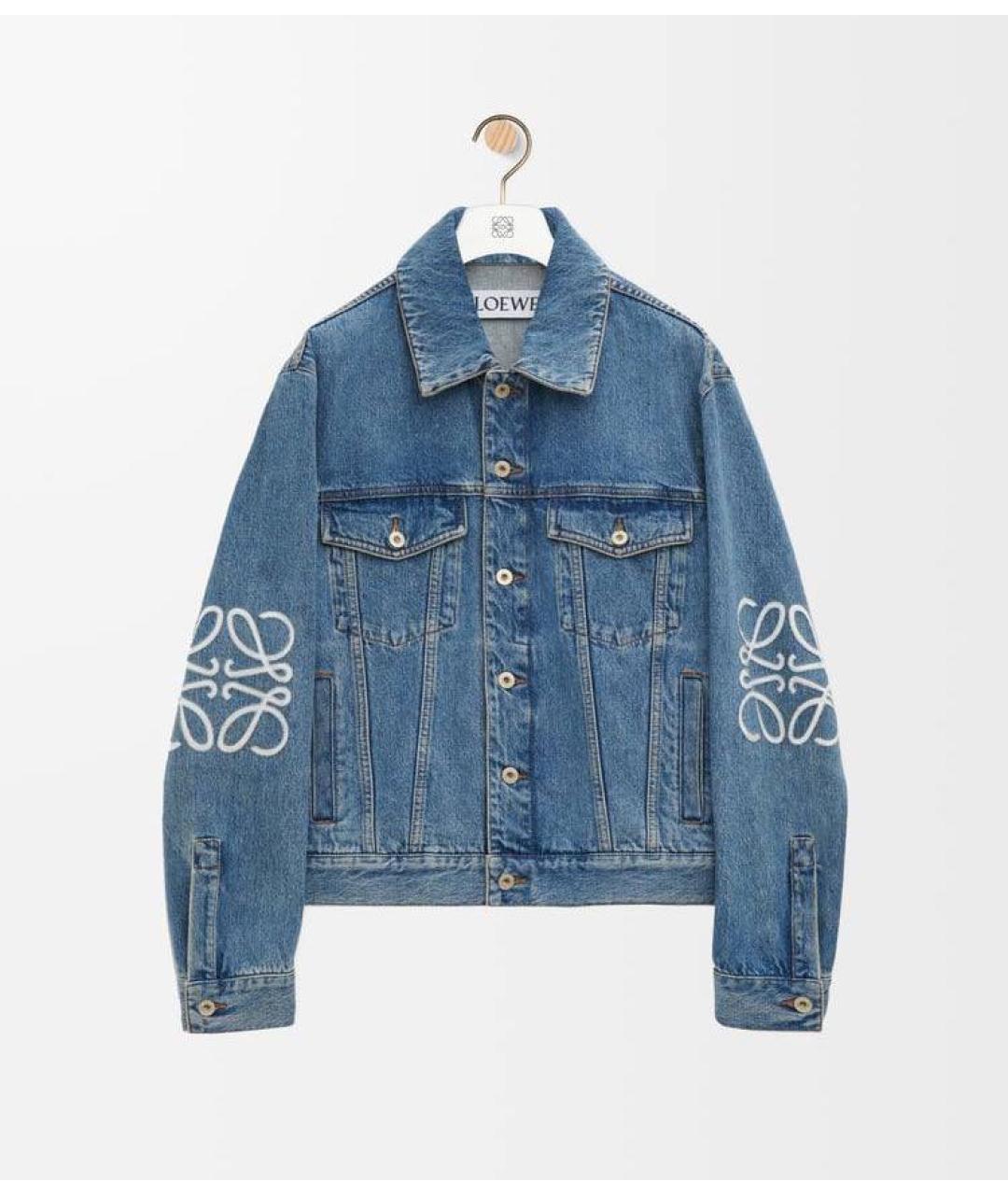 LOEWE Синяя деним куртка, фото 4