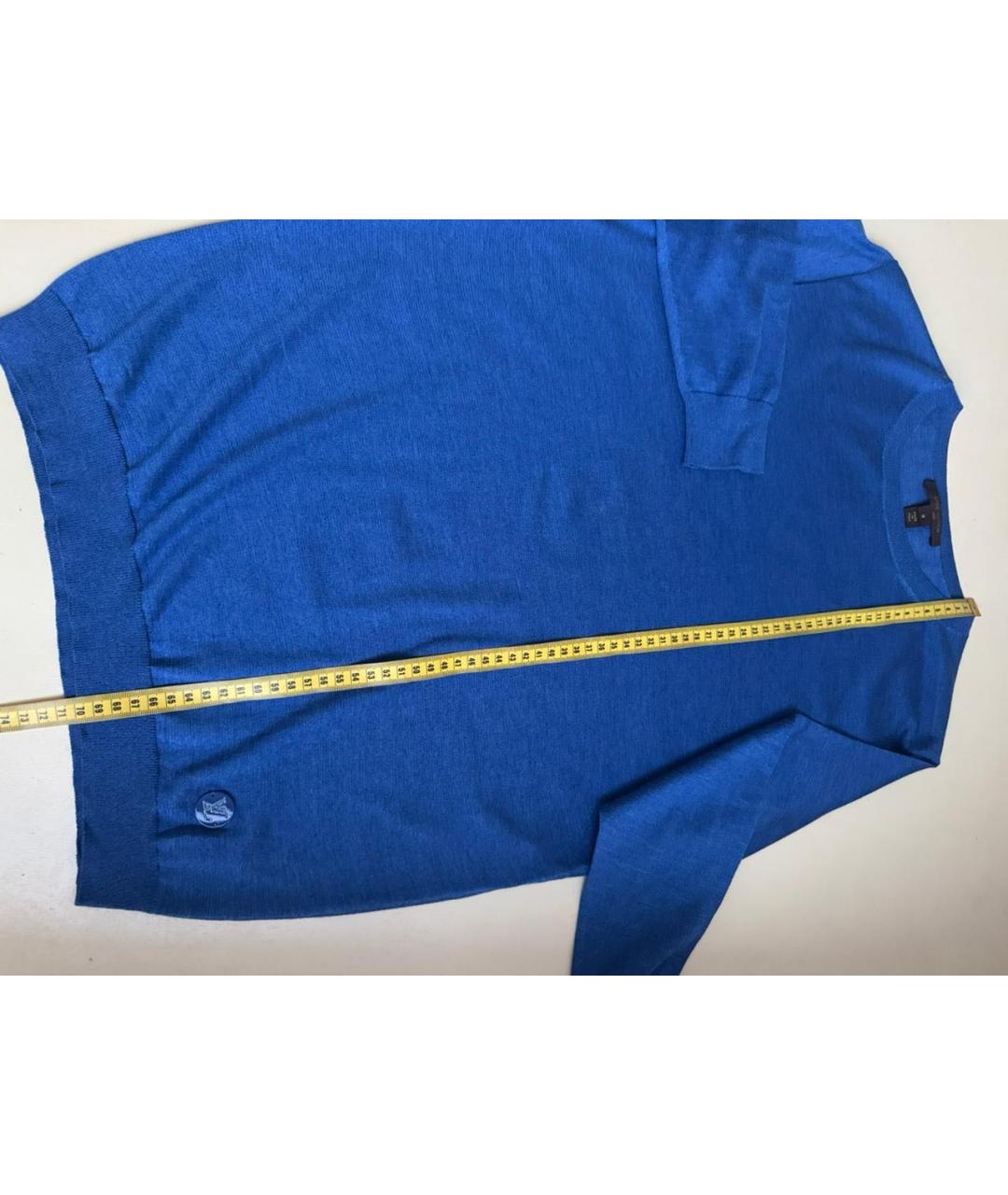 LOUIS VUITTON Синий кашемировый джемпер / свитер, фото 4