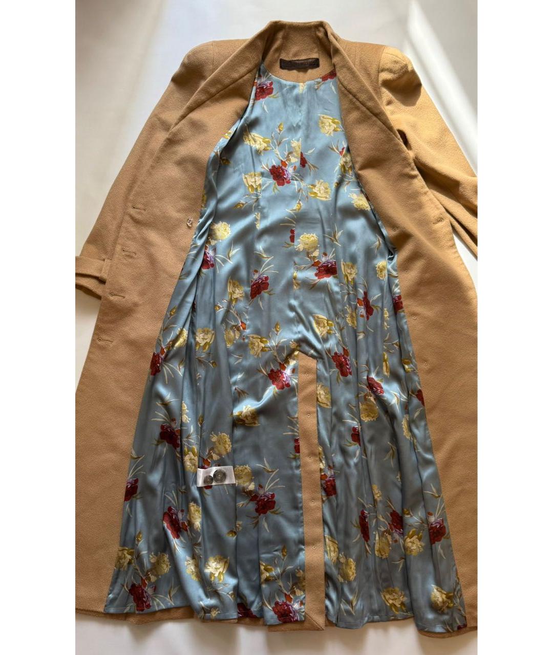 ULYANA SERGEENKO Бежевое кашемировое пальто, фото 5