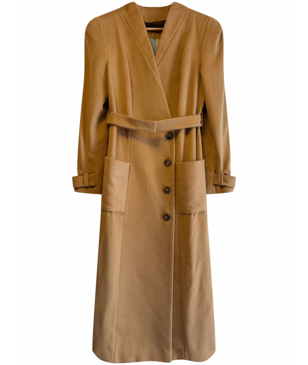 ULYANA SERGEENKO Бежевое кашемировое пальто, фото 1