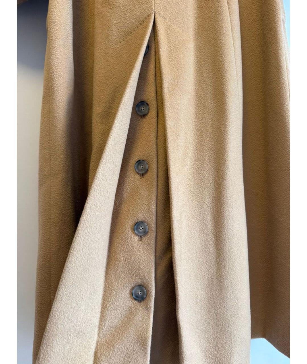 ULYANA SERGEENKO Бежевое кашемировое пальто, фото 3